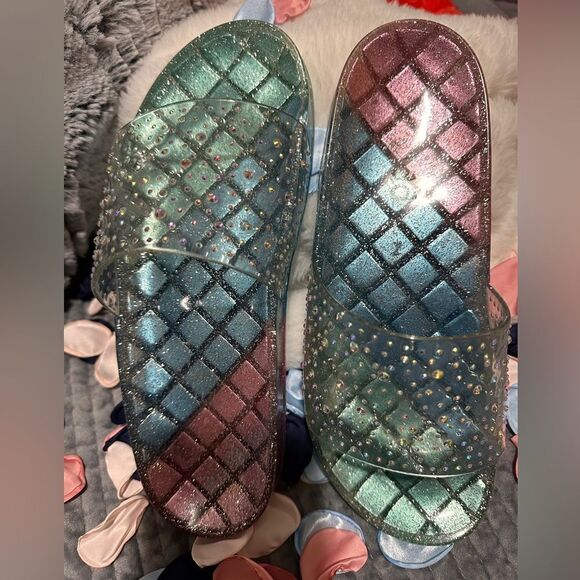 Mudd Claudia Clear Pool Slide Sandals women size:9 - Picture 15 of 17